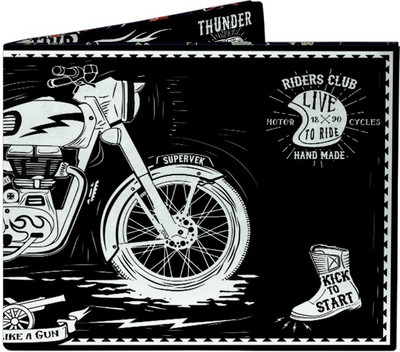 Supervek Boys Black Tyvek Wallet(4 Card Slots), Black-09