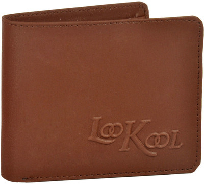 Look-Kool Men Brown Artificial Leather Wallet(3 Card Slots)