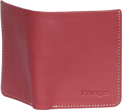 l'ange Men Maroon Genuine Leather Wallet(4 Card Slots)