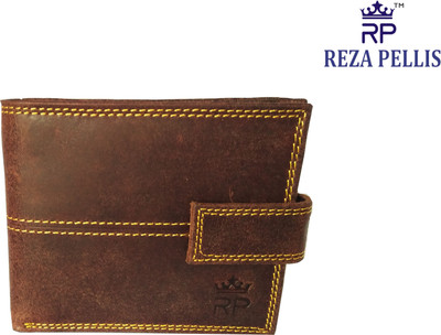 REZA PELLIS Boys Brown Genuine Leather Wallet(5 Card Slots)