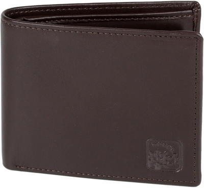 Woodland Men Brown Genuine Leather Wallet(3 Card Slots)