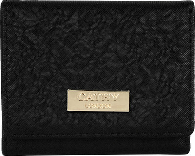 Cathy London Girls Black Artificial Leather Wallet(5 Card Slots)