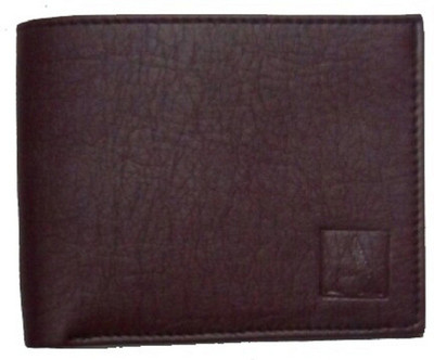 AARONIC Men Brown Genuine Leather Wallet(9 Card Slots)