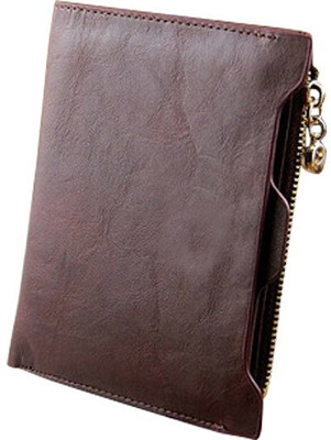 Evana Men Brown Artificial Leather Wallet(8 Card Slots)