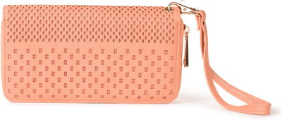 Diana Korr Women Casual Pink Artificial Leather Wallet(13 Card Slots), Peach
Diana Korr Women Casual Pink Artificial Leather Wallet(13 Card Slots), Peach