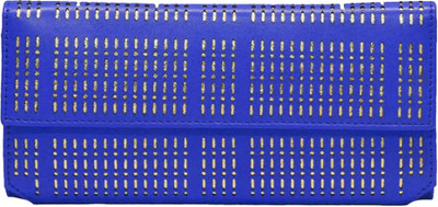 REHBAR Casual Blue, Beige Clutch, Beige;blue