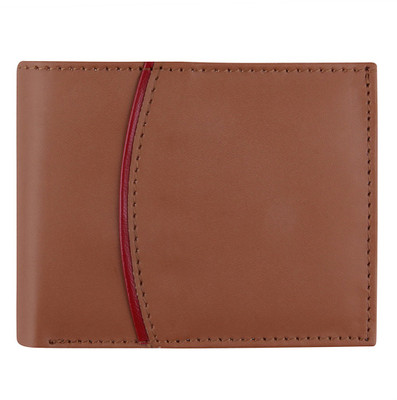 AFRE Men Brown Artificial Leather Wallet(12 Card Slots), Tan