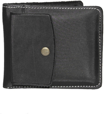 Assashion Boys Black Artificial Leather Wallet(5 Card Slots)