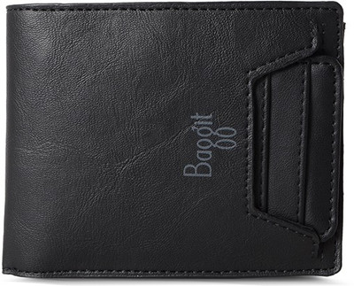 Baggit Men Black Artificial Leather Wallet(6 Card Slots)