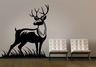 Wallskart Vinyl Sticker(Pack of 1), Black