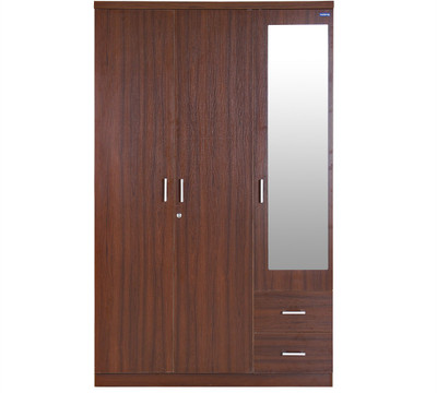 Spacewood Value Engineered Wood 3 Door Wardrobe(Finish Color - Walnut Rigato, Mirror Included)
Spacewood Value Engineered Wood 3 Door Wardrobe(Finish Color - Walnut Rigato, Mirror Included)