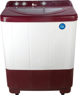 Electrolux 7.2 kg Semi Automatic Top Load Washing Machine(WM ES72USMR-FKA), Maroon red
Electrolux 7.2 kg Semi Automatic Top Load Washing Machine(WM ES72USMR-FKA), Maroon red