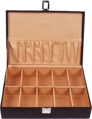 The Runner All Watches Watch Box(Brown, Holds 10 Watches)
