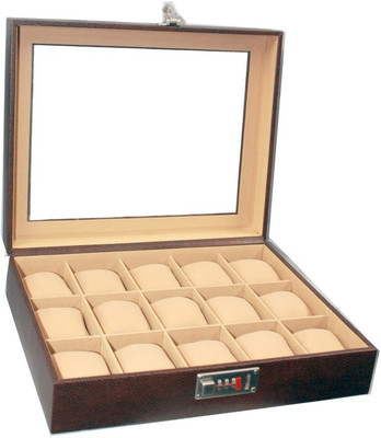 Laveri New collection 15 Watch Box(Brown, Holds 15 Watches)
Laveri New collection 15 Watch Box(Brown, Holds 15 Watches)