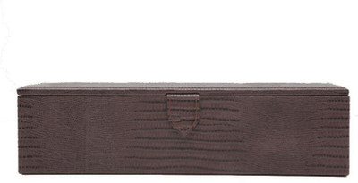 WOLF 3055.95 Watch Box(BROWN TEJU LIZARD, Holds 5 Watches)