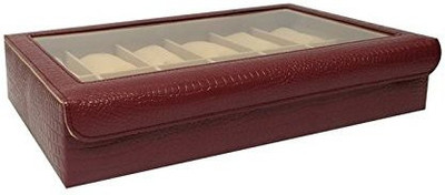 Valley Protection Cases Watch Box(Cherry, Holds 12 Watches)