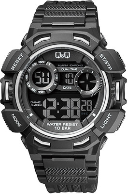 Q&Q M148-003Y 1/100S CHRONO Watch - For Men