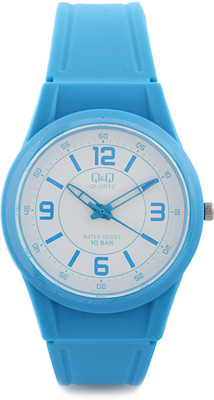 Q&Q VQ50J019Y Silicone Strap Watch - For Men