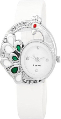 Rage Enterprise white peacock beautiful watch Watch - For Women