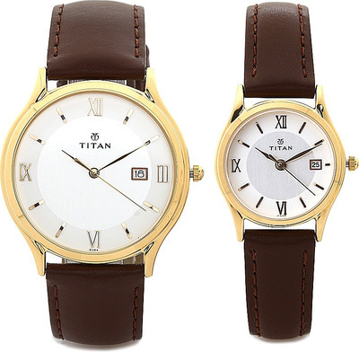 Titan NF19592959YL01 Bandhan Watch - For Couple