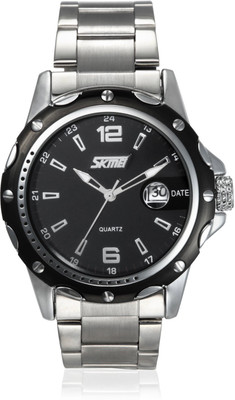 Skmei 0992C-Black-SS Formal Watch - For Men