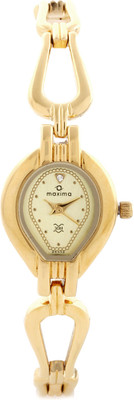 Maxima 25332BMLY Gold Watch - For Women