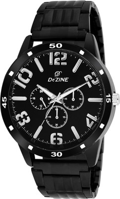 Dezine CHRONO-GR410 Black Elite Collection Watch - For Boys