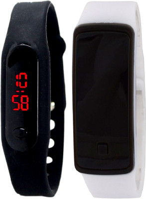 Pappi Boss Set Of 2 Combo Offer Black Ladies & White Gents Led Watch - For Men & Women
Pappi Boss Set Of 2 Combo Offer Black Ladies & White Gents Led Watch - For Men & Women