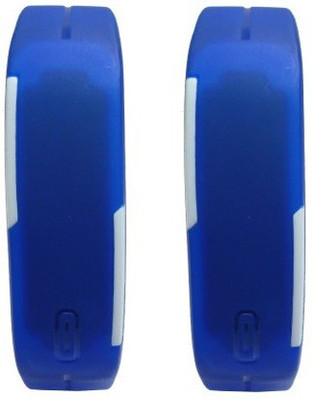 3wish Led Rubber Magnet 2 Set Of Blue. Watch - For Men & Women