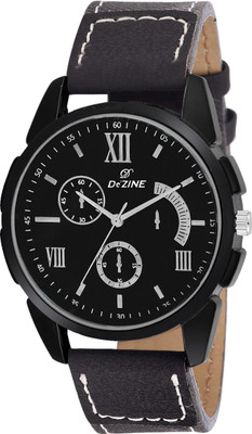 Dezine CHRONO-GR413 Black Elite Collection Watch - For Men