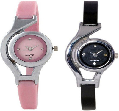 Krazykart Pink,Black Analog Watch Watch - For Women