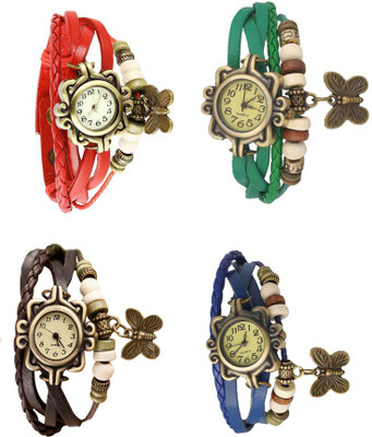 NS18 Vintage Butterfly Rakhi Combo of 4 Red, Brown, Green And Blue Watch - For Women
NS18 Vintage Butterfly Rakhi Combo of 4 Red, Brown, Green And Blue Watch - For Women