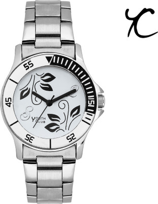 Youth Club Trendy White FLW Dial 705 Watch - For Women