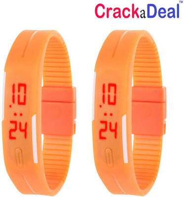CrackaDeal | Pack of 3 | High Quality Orange Led | Pack of 2 | High Quality Orange Led Watch - For Couple
CrackaDeal | Pack of 3 | High Quality Orange Led | Pack of 2 | High Quality Orange Led Watch - For Couple