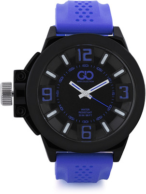 Gio Collection SU-1556-BKBL Watch - For Men