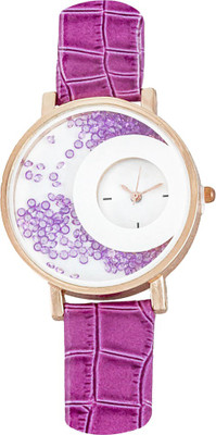 Srushti Art Jewelry MxRe_ONION-Pink_MovingBeeds Watch - For Women