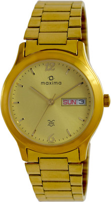 Maxima 01389CMGY Watch - For Men