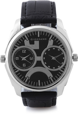 Giordano 60060 DTL Black/Black Watch - For Men