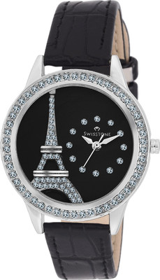 Swisstone JEWELS-LR211-BLACK Watch - For Women