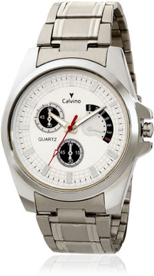 Calvino CGAC_142011_SilverWhite Watch - For Men
