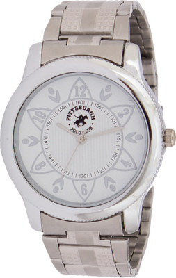 Pittsburgh Polo Club PBPC-400-SS-WHT Watch - For Men