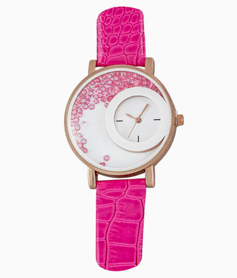 Srushti Art Jewelry MxRe_PINK_MovingBeeds Watch - For Women