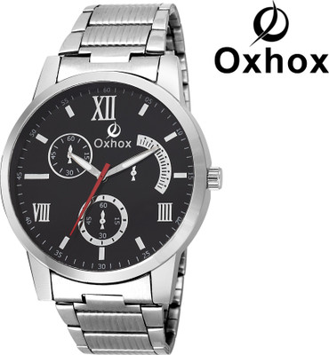 Oxhox BLACK CHRONOGRAPH Watch - For Men