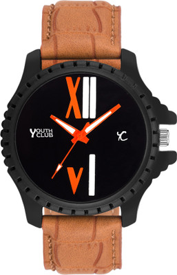 Youth Club BLACK-133 Stunning Casual Black Watch - For Men
