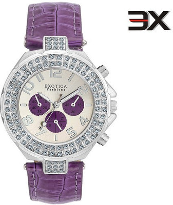 Exotica Fashions EFN-07-Purple-NS New Series Watch - For Women