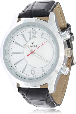 Calvino CGAS-151548_blk wht Trendy Watch - For Men