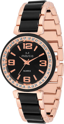 MARCO MR-LR243-BLK-GLD JEWEL Watch - For Women
