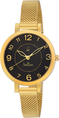 BRITTON BR-LR032-BLK-GLD Watch - For Women