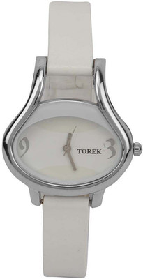 Torek WHITE DESIGNER ANALOG WRIST WATCH FOR GIRLS,WOMEN Watch - For Women