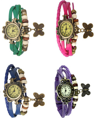 Kissu Vintage Rakhi Combo of 4 Green, Blue, Pink And Purple Watch - For Women
Kissu Vintage Rakhi Combo of 4 Green, Blue, Pink And Purple Watch - For Women